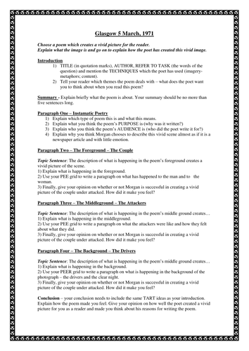 Glasgow 5th march 1971 questions picture
