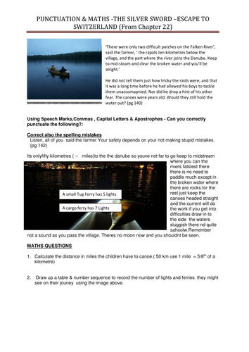 The Silver Sword -4 Children's  Daring Escape