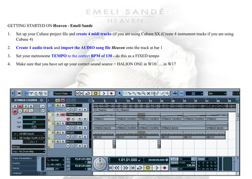 Midi Maps for Cubase or other Sequencing Package