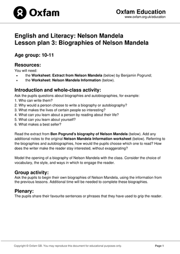 Nelson Mandela: Biography & Autobiography