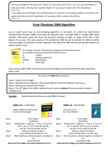 Tolerance, Accuracy and Error