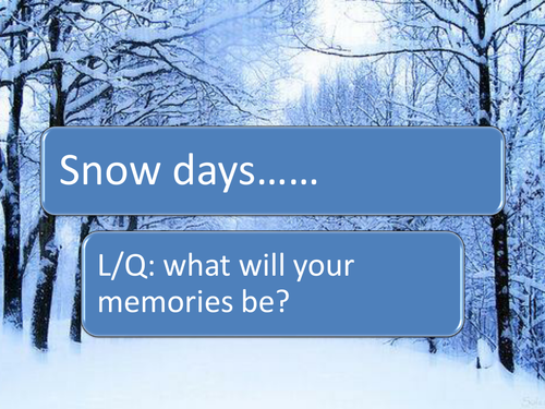 SNOW MEMORIES