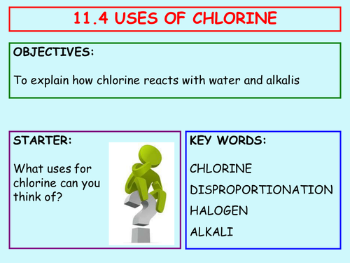 11.4 Uses of Chlorine