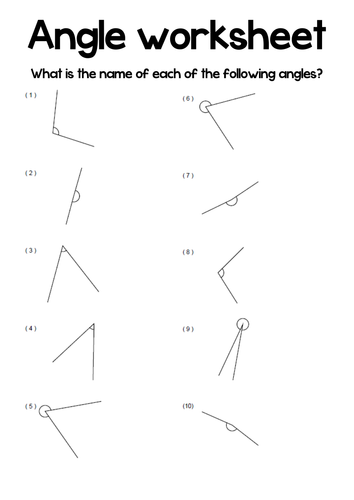 angle names worksheet by t0md3an teaching resources tes