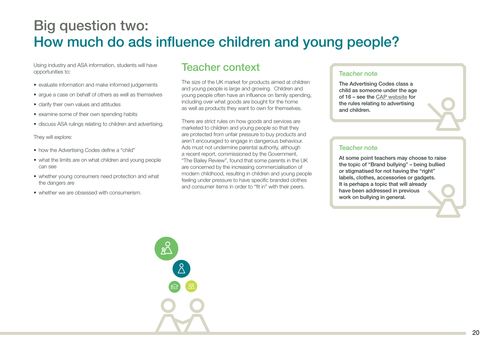 How much do ads influence children & young people?