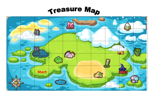 quarter and half turn treasure map teaching resources