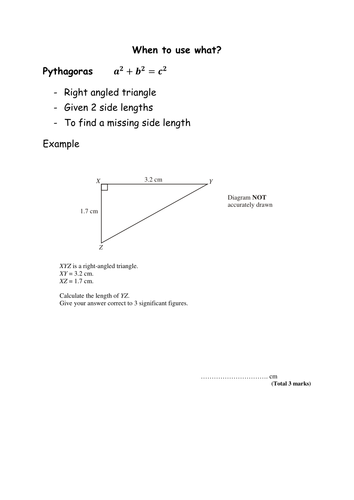 When to use which rule | Teaching Resources