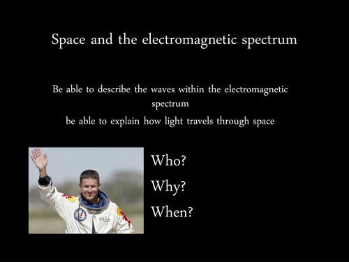 light and electromagnetic spectrum