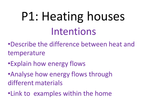 P1: Introduction to heat and temperature