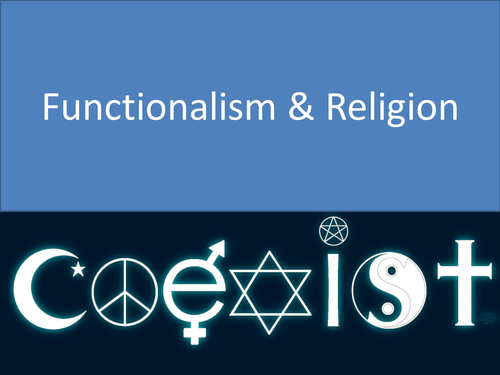 Functionalist perspectives on religion