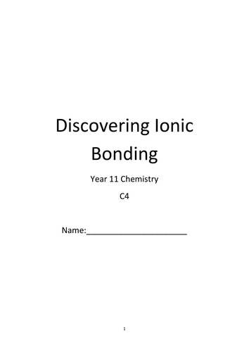 Ionic Bonding Self-Learning with SOLO