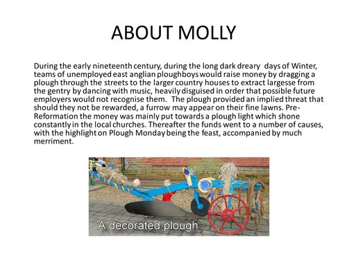 Morris and Molly Dancing