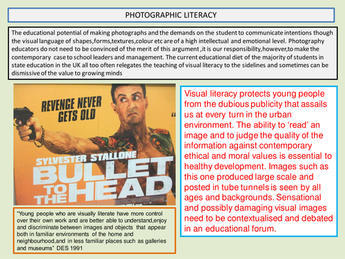 Photographic Literacy