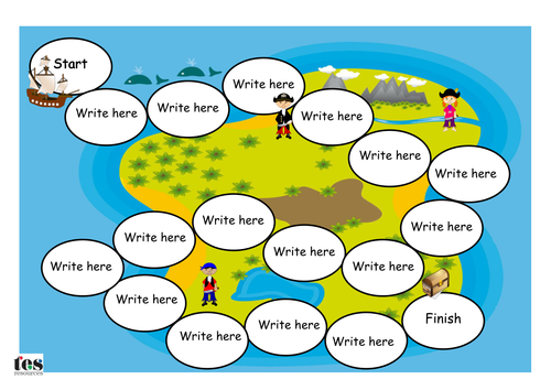 Create your own Pirate board game