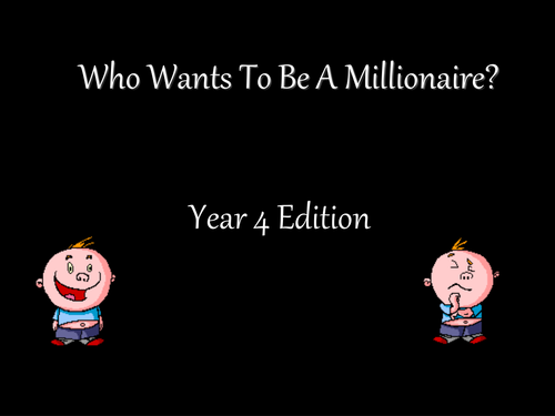 Time version of Who Wants to Be a Millionaire