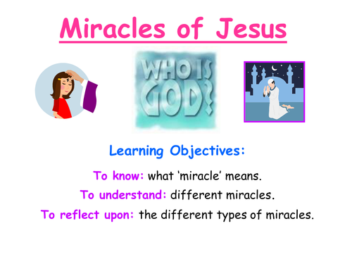 Jesus and Miracles: KS3 Religious Education Lesson
