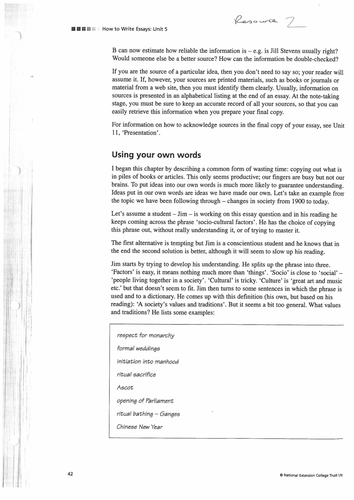 Essay Writing Guidance 4