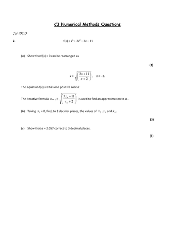 Maths Core 3 - Set of lesson Powerpoints