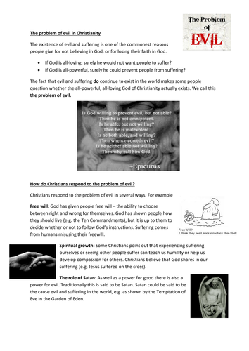 Introduction to the Problem of Evil