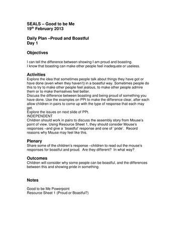 Year Five SEAL -Good To Be Me