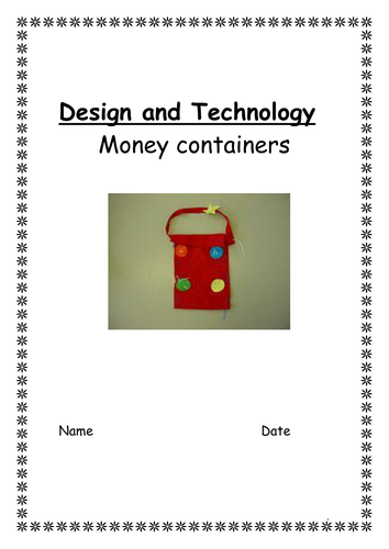 Money Containers; design activity