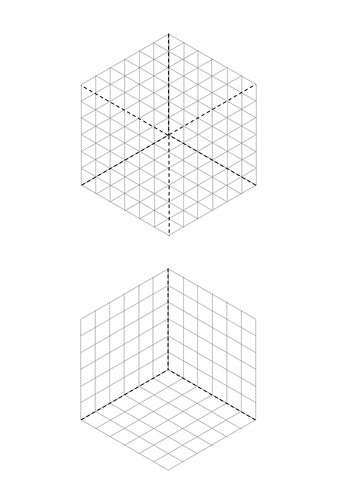 Symmetry: shading and colouring-in.