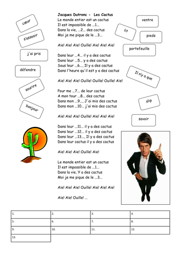 AS French - Music - Jacques Dutronc - Cactus