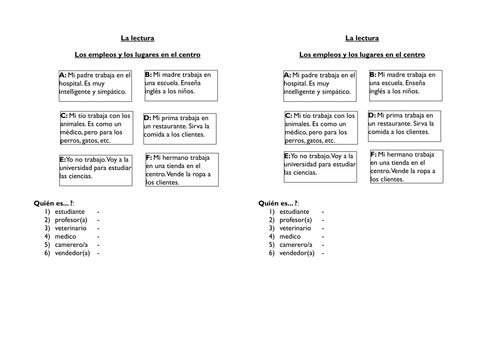 La Ropa Spanish Game Activity Guess Who for Clothing + Descriptions of  People