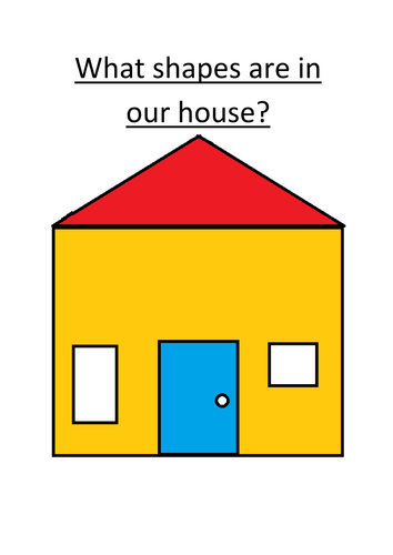 House Shapes - 2D shapes | Teaching Resources