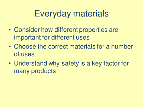 Design a shoe exercise - materials choices