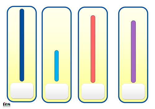 How Tall? Measuring and Sorting cards