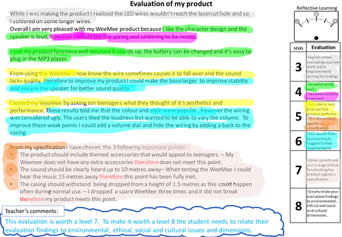 EXAMPLE_Evaluation of an electronic product