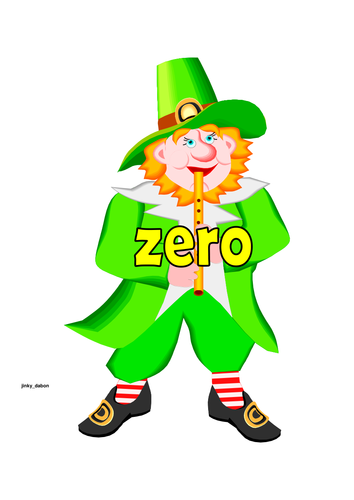 St. Patrick's Themed Numbers 0-50 plus words