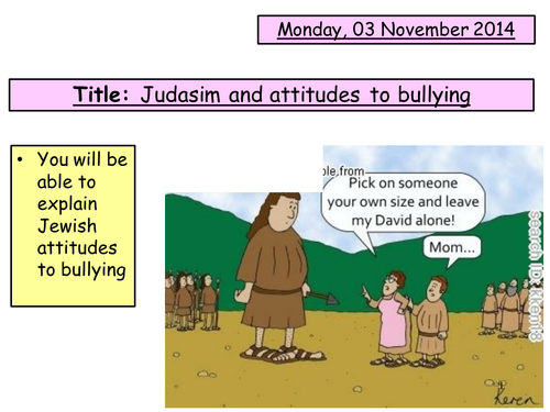 Judaism and Bullying