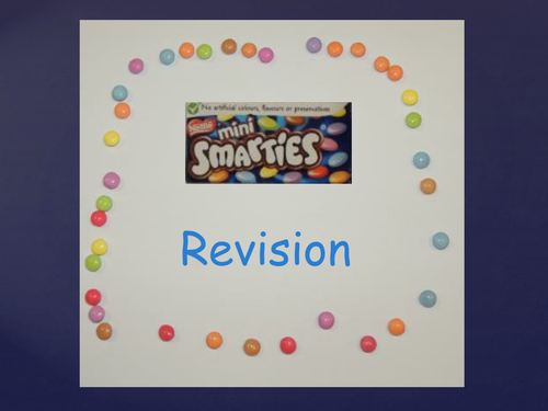 Smarties Revision Fun (Foundation GCSE Maths)