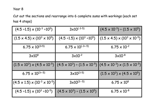 Calculating in standard form non-calculator