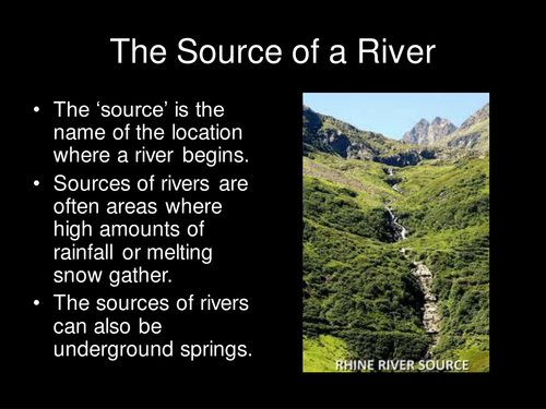 Features of a River
