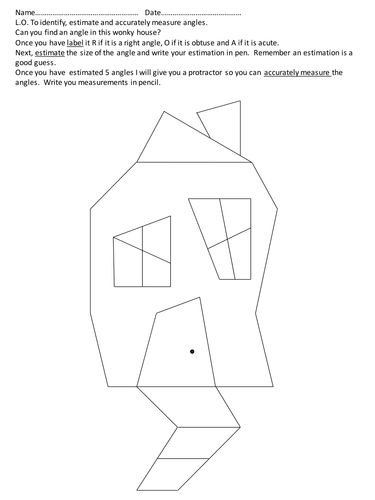 Wonky house angles | Teaching Resources
