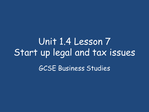 Business name and tax issues
