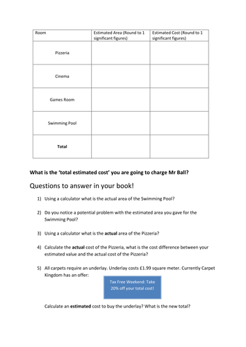 Grand Designs - Estimation, rounding