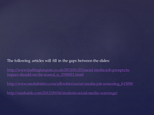 Social Networking and protecting your reputation