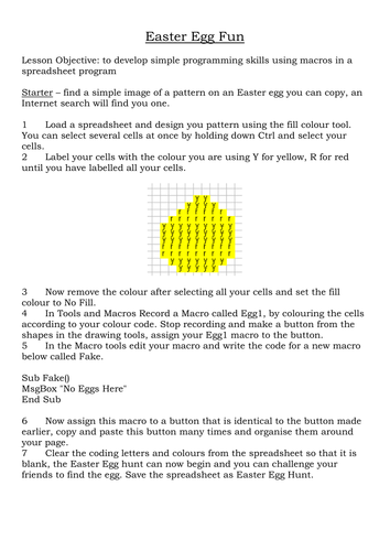 ICT - Easter Egg Fun