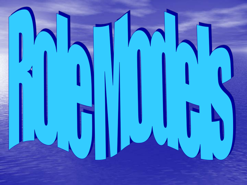 Thinking about Role Models