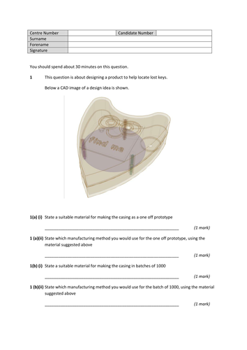 aqa electronics coursework