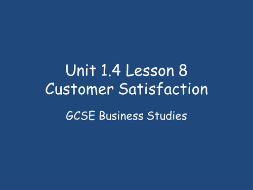 Key Points of Customer satisfaction