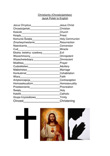 RE keywords Polish-English translations