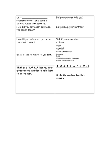 Maths Sudoku 4x4 grid symbols 2 levels Yr 2/3/4+SB