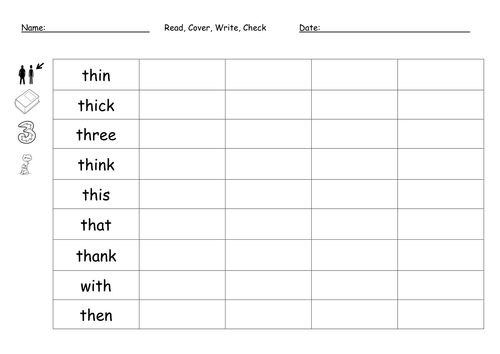 th digraph worksheets by barang | Teaching Resources