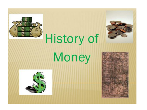 simple history of money teaching resources