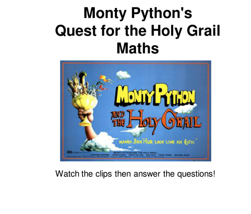 Monty Python Maths